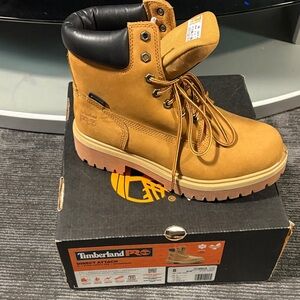 Timberland Tan Leather Work Boots